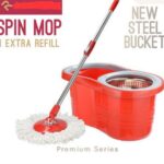 Royal Spin Mop 360 Degree Microfiber Mop with Plastic Spinner