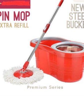 Royal Spin Mop 360 Degree Microfiber Mop with Plastic Spinner