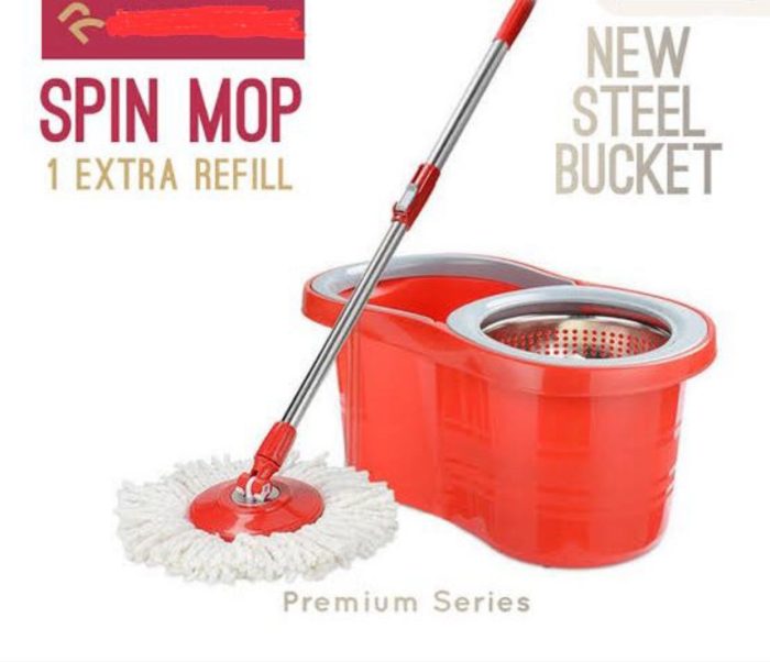 Royal Spin Mop 360 Degree Microfiber Mop with Plastic Spinner