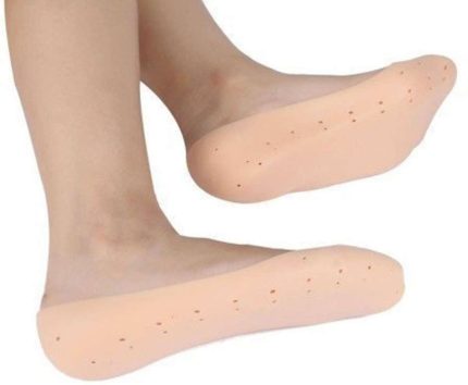 Silicon Anti Crack Foot Protector Socks pair of silicon socks