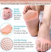 silicon-honey -comb-forefoot -pad