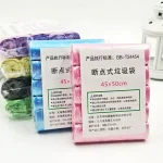 100Pcs Household Disposable Trash Pouch 5 Rolls 1 Pack
