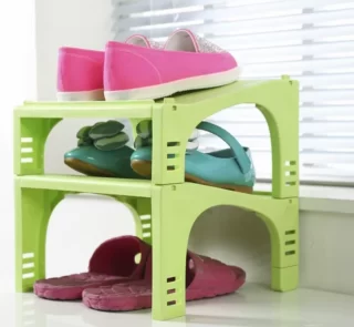 2Pcs Steps Shoes Rack