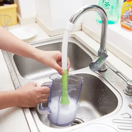Multifunctional Water Faucet long Cleaning Brush 360 degree rotating faucet shower brush availble in best prices