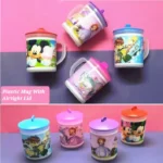 Children Cartoon Printed Mug With Airtight Lid 400 ML