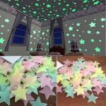 Pack of 100 3D glowing Stars