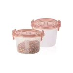 Pack of 2 Handy Jar Containers 1000ml/1200ml