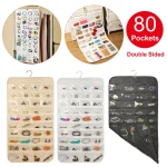 80 Pockets Clear PVC Double-sided Hanging