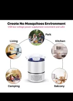 Strong Electric Repellent Usb Anti Mosquito Trap Led