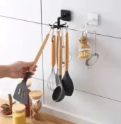 360 Degrees Rotated Kitchen Hooks Self Adhesive