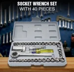 40 Pcs Combination Socket Wrench Set
