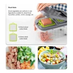 22Pcs-set Multifunctional Vegetable Cutter Kitchen Accessories.