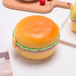 Round Burger Shape 3 layer Lunch Box.