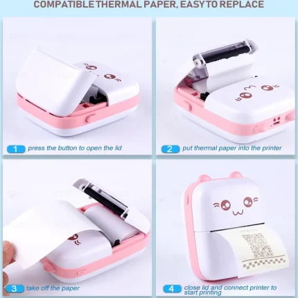 Portable Thermal Wireless Mini Printer