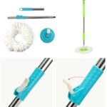 SPIN MOP STICK WITH MOP HEAD