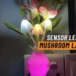 Big Mushroom Style Motion Sensor LED Decoration