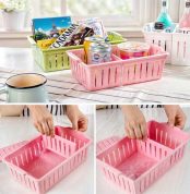 Multi-Purpose-Adjustable-Partition-Drawer-Storage-Organizer-Basket2